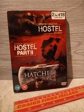 Hostel/Hostel: Part II/Hatchet DVD (2010) Jay Hernandez Roth (DIR) cert 18 3 Dvd