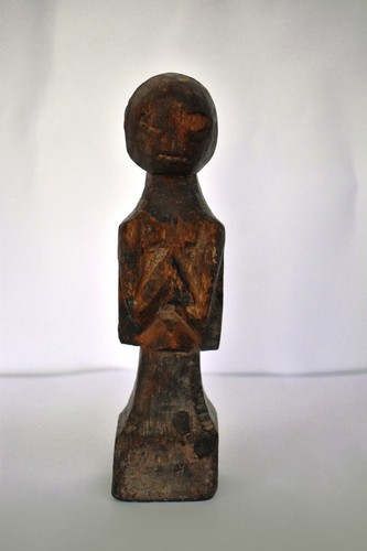 Antique wooden doll - wooden, figurine