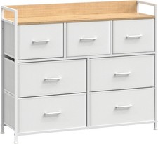 White Large Chest of Drawers 7