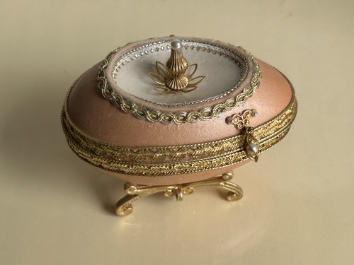 Real goose egg decorated - decorated, one