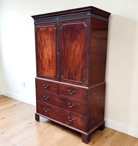 George iii mahogany linen - iii,