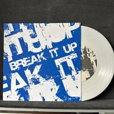 BREAK IT UP Demo 7” white/swirl vinyl ukhc sxe hardcore floorpunch mental judge 