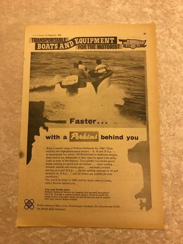 Perkins outboard 1960 - perkins,