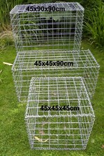 Garden Gabion Baskets 3 sizes extra strong 4mm galvanised wire not 3mm !
