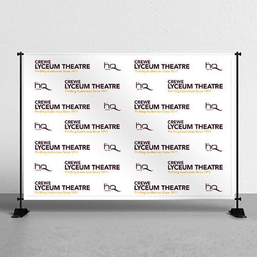 Personalised back drop - back,