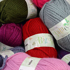 King Cole Big Value Super Chunky 100g ball 100% Acrylic Knitting Wool Yarn
