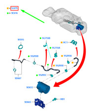 FORD RANGER T6 MK1 Fuel Vapour