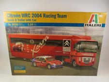 Italeri No.3830 Citroen WRC 2004 Racing Team Truck,Trailer Car, 1/24, 99% MIB!