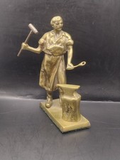 Brass Blacksmith With Anvil &