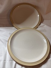 2 Denby Cream Caramel Dinner