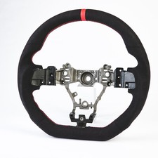 Flat Bottom Sport Steering Wheel Genuine Suede Type For Subaru Levorg/WRX/Sti