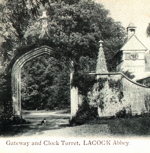 Postcard gateway clock - gateway,