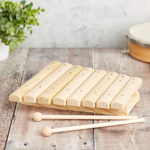 Note wooden xylophone with - 8,