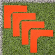FORZA Pitch Line Marker Corners – Durable Rubber Marking Corners for Football