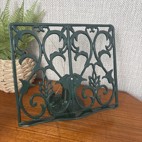 Vintage dark green cast - green, iron