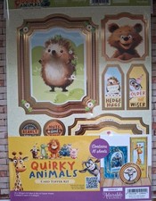 Hunkydory Quirky Animals Card Topper Kit Contains 16 X 300gsm A4 Sheets
