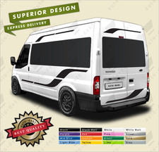 STICKERS For FORD TRANSIT Mk6 Mk7 (2000-2014) LWB MOTORHOME CAMPER VAN STRIPES