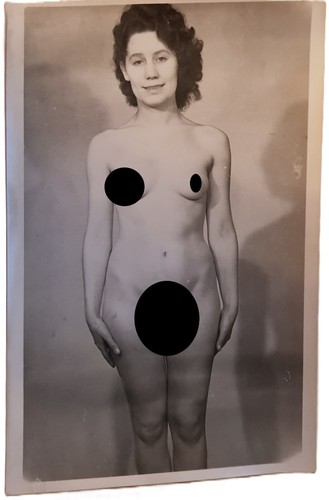 Vintage risque art - art, nude