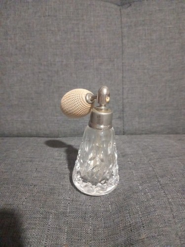 Vintage cut crystal perfume - crystal,