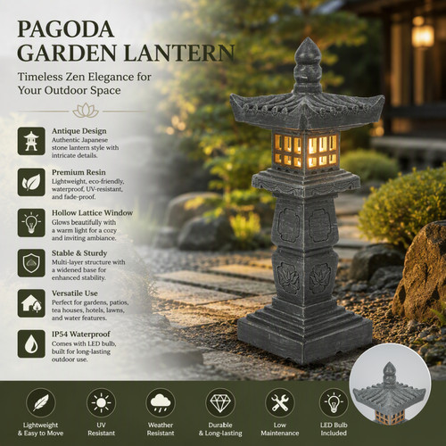 Unique lantern pagoda - lantern, statue
