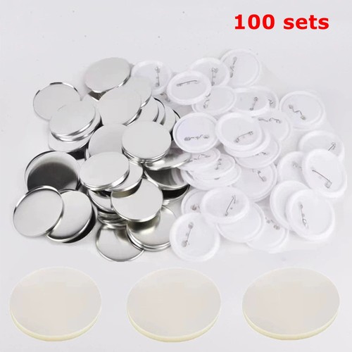 100 sets blank button - 100,
