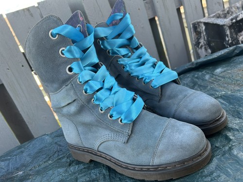 Doc martens blue grey suede - dr,