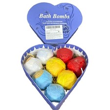 Bath Bombs Gift Set, TTRwin Natural Vegan Spa 8 Fizzy Bubble Bath Bomb Kit 