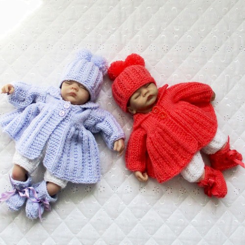 Easy dolls clothes knitting - dolls,