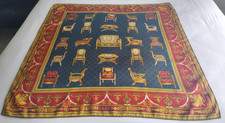 GUCCI Large Twill Silk Scarf -