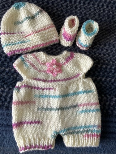 Hand knitted dolls clothes - hand,