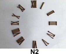 12 x CLOCK FACE 40MM ROMAN NUMERAL NUMBERS WOODEN MDF BLANK CRAFT EMBELLISHMENT