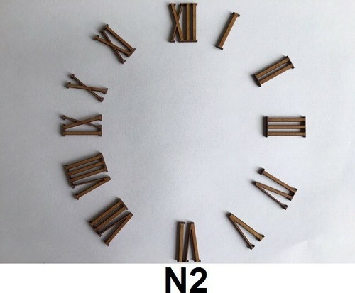 Clock face 40mm roman - clock,