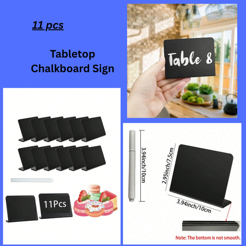 Mini tabletop chalkboard - mini, sign
