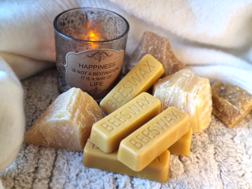 Yellow beeswax bars blocks - beeswax,