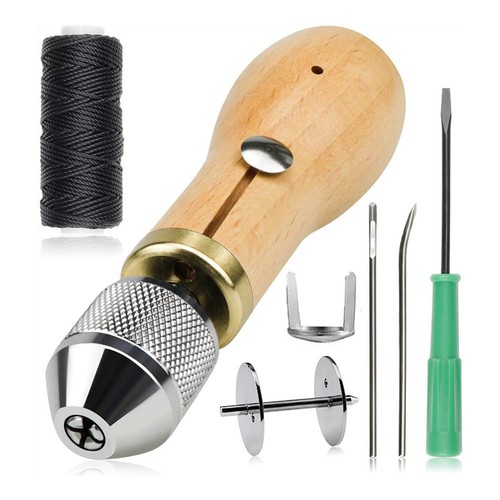 Portable hand sewing awl - portable,