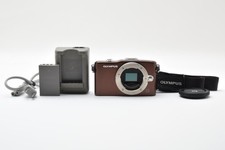 OLYMPUS PEN Mini E-PM1 Brown 12.3MP Digital Camera Body [Exc From Japan 9294