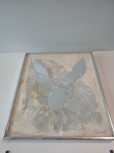 Vintage art deco mirror - vintage, 70's