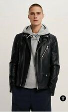 ZARA FAUX LEATHER BIKER JACKET