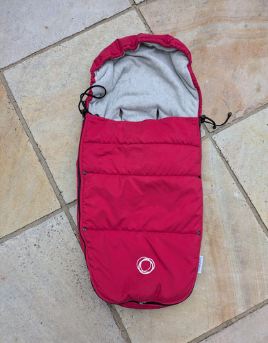 Bugaboo footmuff red outer - footmuff,