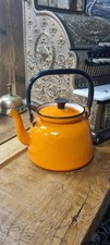 Vintage Enamel Orange Retro