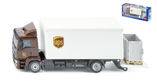 Ups truck with hydraulic - with, tail