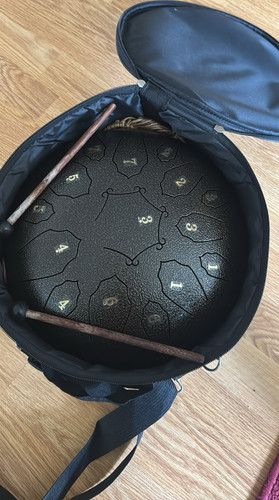Steel handpan drum with - handpan,