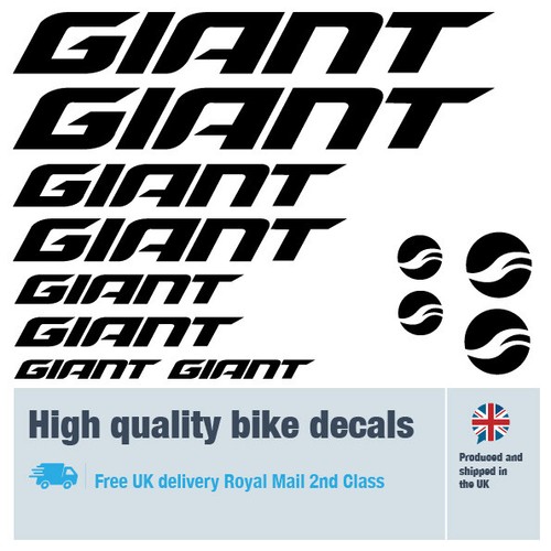 Giant new bike labels decals - giant,