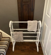 Upcycled Wooden Towel Rail