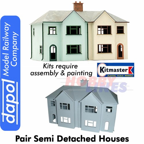 Semi detached houses model - semi,