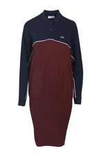 Lacoste Women's Burgundy Polo Dress. Size: 36 - UK 8.