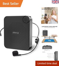 Portable Voice Amplifier with 15W Power, Rechargeable Battery, Microphone, fo...