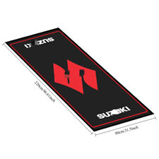 For Suzuki Sports Motorcycle Motorbike Pit Mat Garage Workshop Carpet 220*80cm
