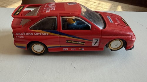 Red hornby scalextric ford - red,