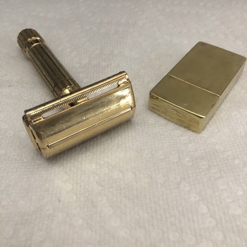 Vtg gillette aristocrat gold - gillette,